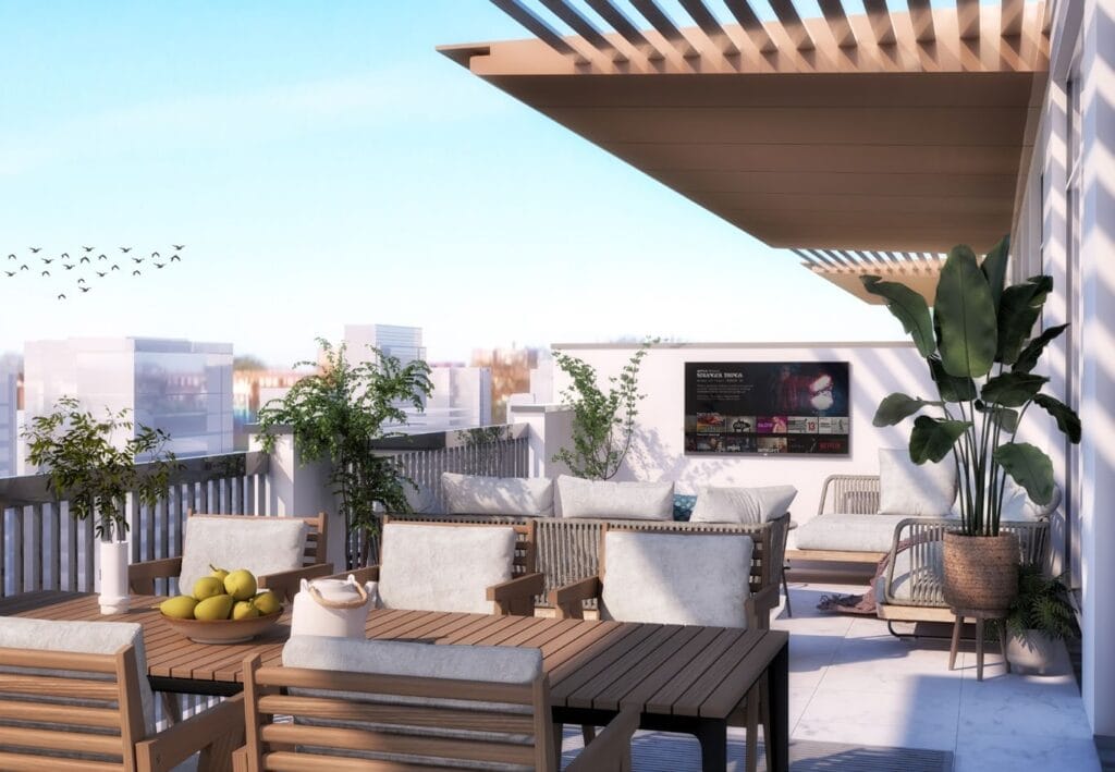 beautifull balcony area in open house jvc